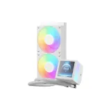 Tản Nhiệt Nước GAMDIAS CHIONE P5-240 WH – AIO 240mm | Màn Hình LCD IPS 3,4 Inch | Màu Trắng